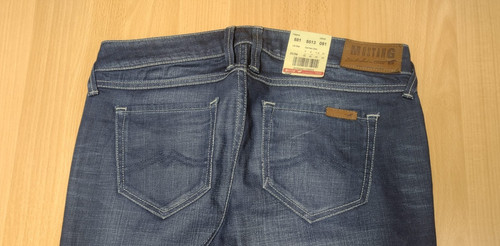 Damen jeans mustang blau - damen,